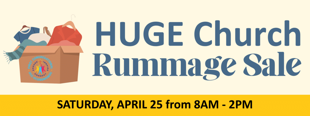 Oconomowoc Church Rummage Sale Banner