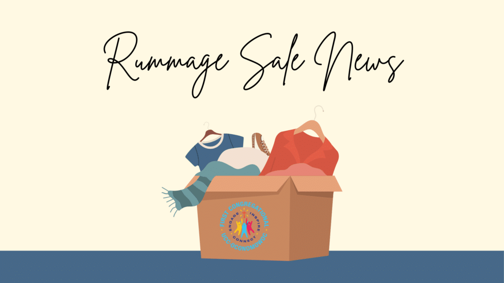 Rummage Sale News 2026 Oconomowoc HUGE Church Rummage Sale